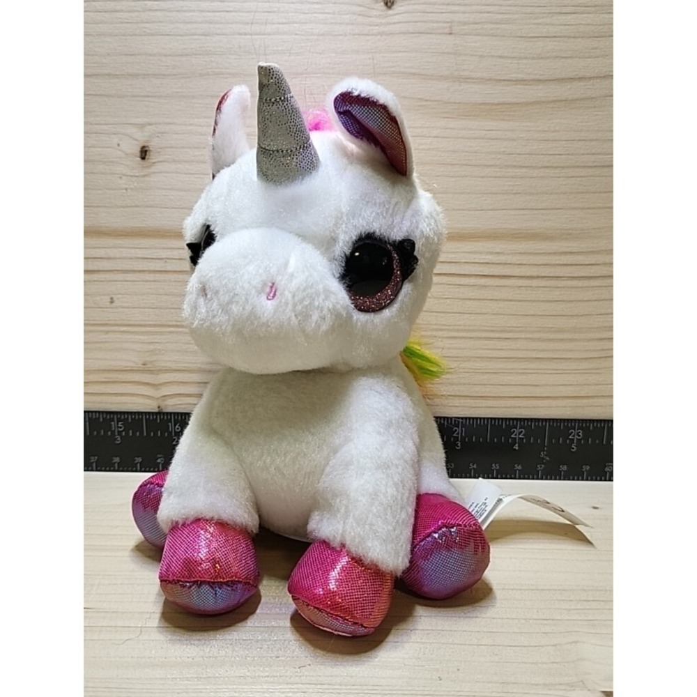 Zuru Unicorn Plush White‎ Rainbow Mane Sound Box Interactive Stuffed Animal Toy